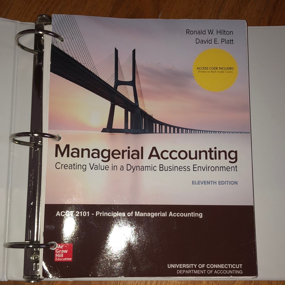 Managerial Accounting Textbook